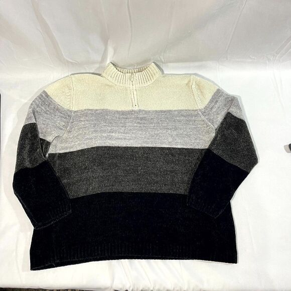 Alfred Dunner Quarter Zip Sweater Women's Size S - Picture 1 of 5
